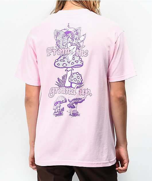 Neff From The Ground Up Pink T-Shirt