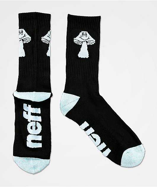 Neff Fun Guy Black Crew Socks