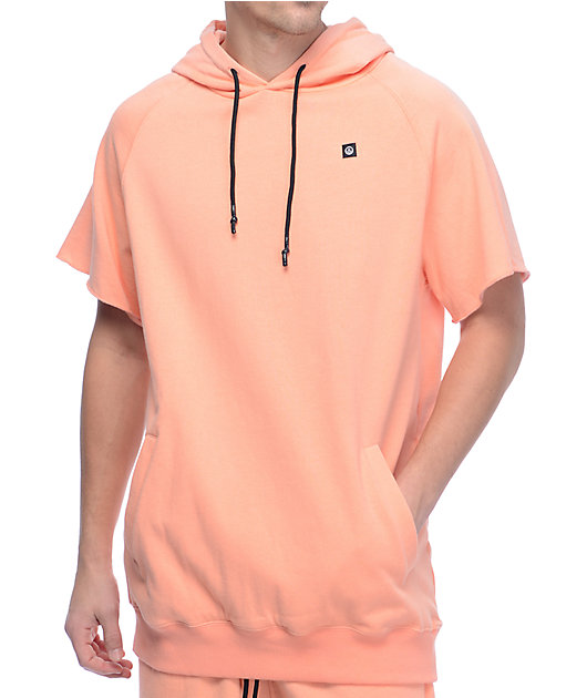 peach pullover hoodie