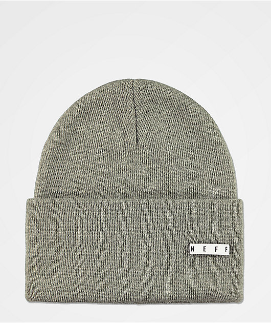 Neff Lawrence Heather Charcoal Fold Beanie