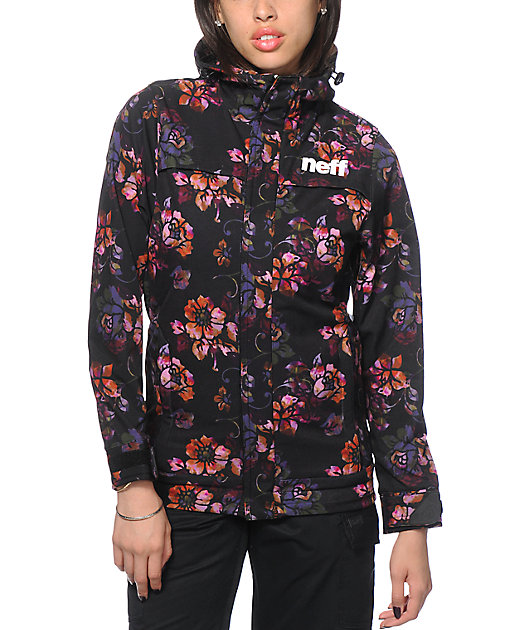 floral snowboard jacket