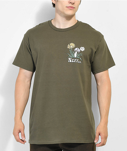 Neff Nature Calling Olive T-Shirt