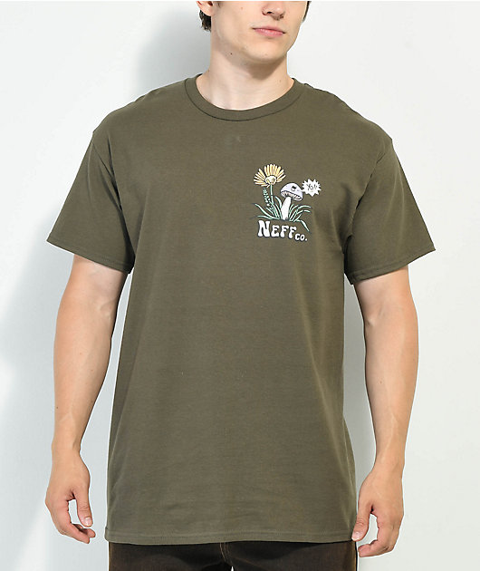 Neff Nature Calling Olive T Shirt Zumiez