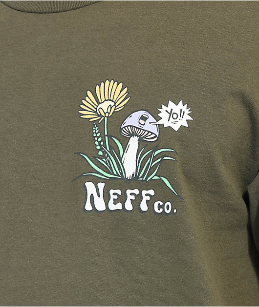 Neff Nature Calling camiseta verde oliva