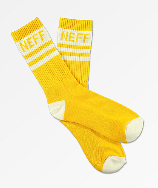 Neff Promo Amber & White Crew Socks