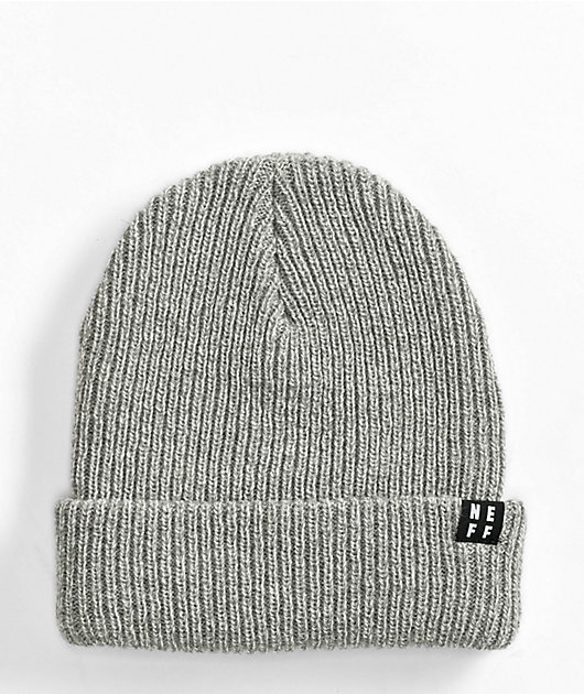 Grey neff beanie on sale