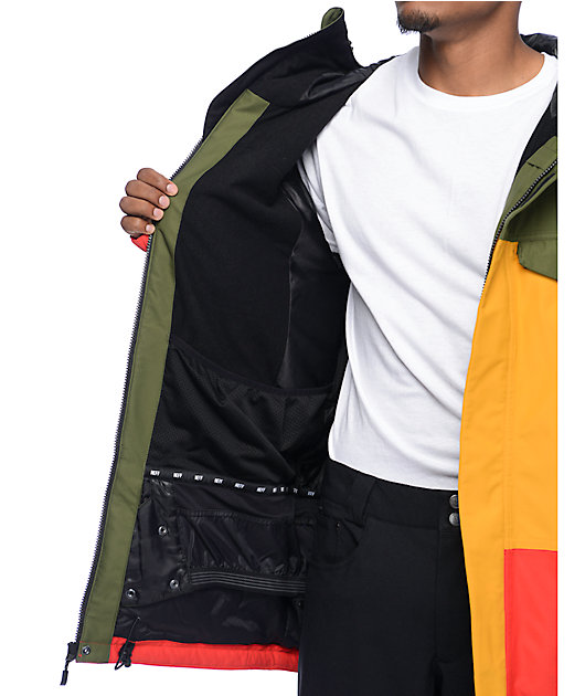 rasta snowboard jacket