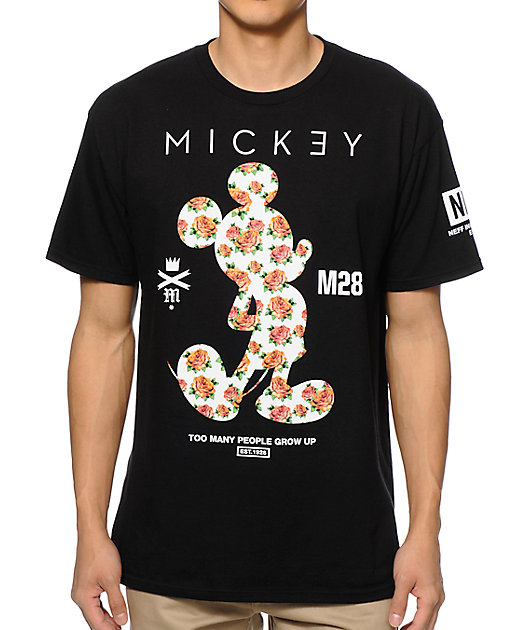 neff mickey mouse shirt