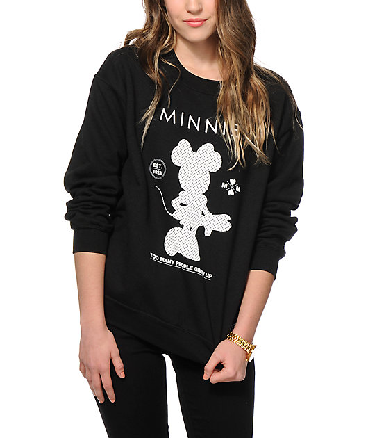 Download Neff x Disney Minnie Stand Up Crew Neck Sweatshirt | Zumiez