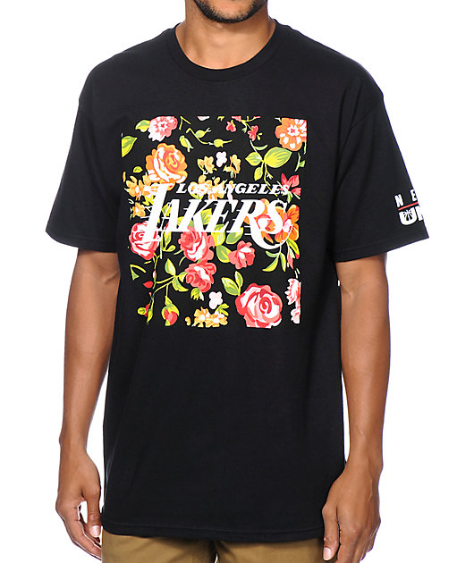 lakers floral shirt