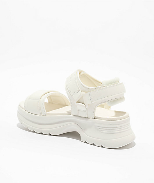 New Balance 258 Sea Salt Platform Sandals