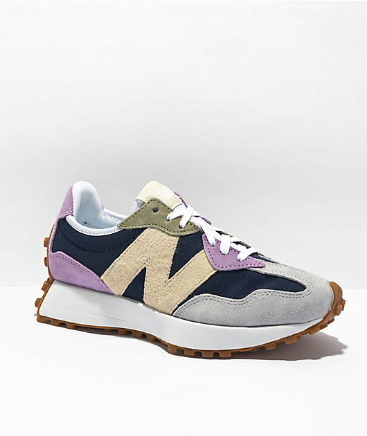 いいね!完売前に!!☆New Balance Women☆ Natural Indigo 720 New Balance 327 Natural Indigo & Raw Amethyst Shoes | Zumiez