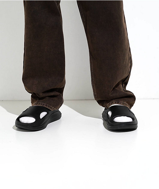 New Balance 6650M Black Slide Sandals video