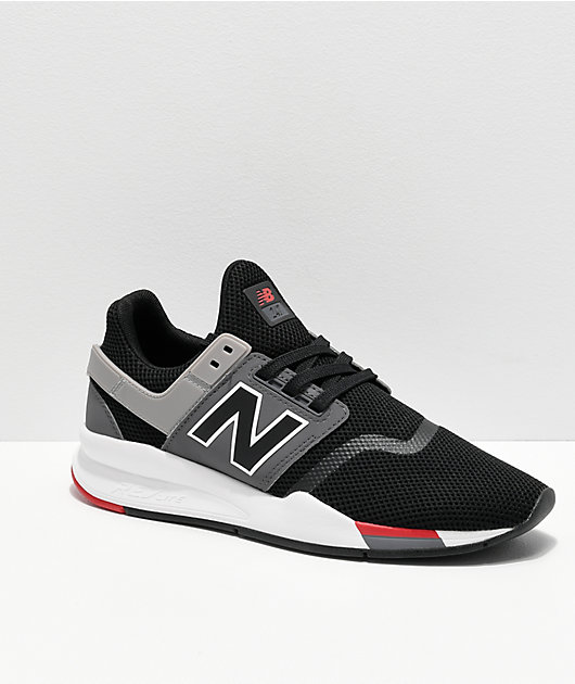 New Balance Lifestyle 247 V2 zapatos negros, grises y blancos | Zumiez