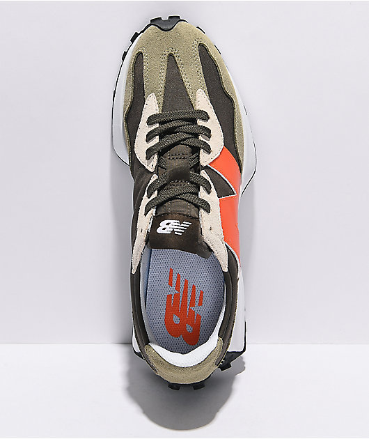 New balance 574 camo olive and orange best sale