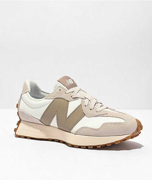 New Balance Lifestyle 327 Off White, Driftwood & Sand Shoes