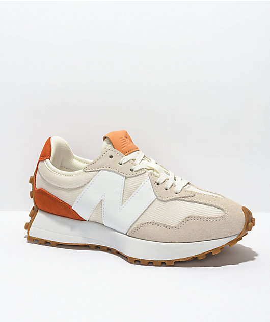 new balance 327 cream and brown