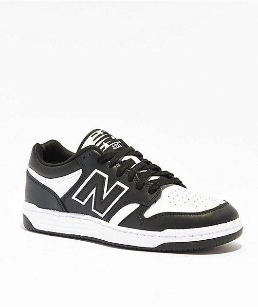 New Balance Lifestyle 480 Black & White Shoes