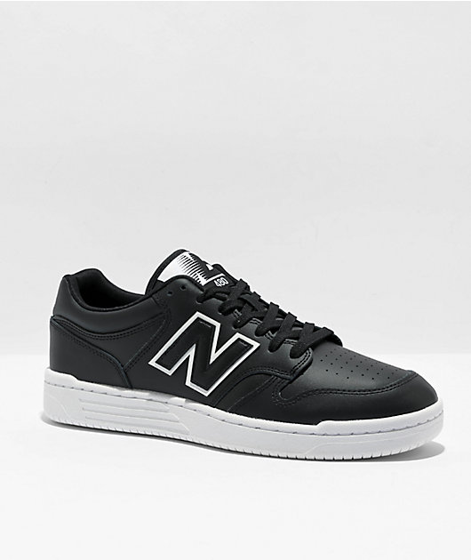 New Balance Lifestyle 480 Black & White Skate Shoes