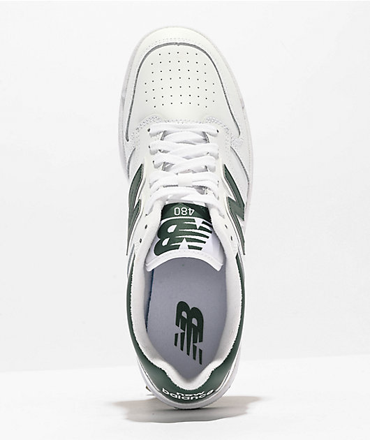 New Balance Lifestyle 480 White & Green Shoes
