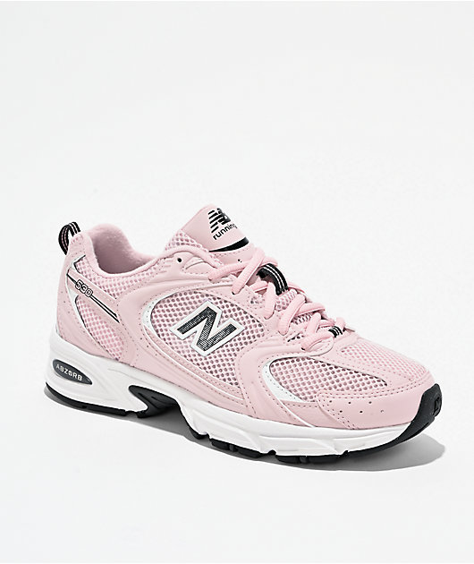 New Balance Lifestyle 530 Pink, Black & White Shoes | Zumiez