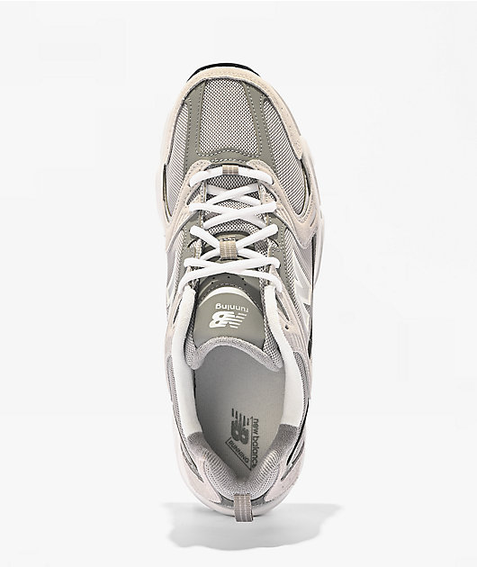 New Balance Lifestyle 530 Rain Cloud, Shadow & White Shoes