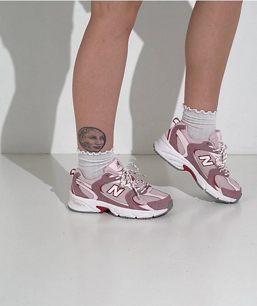 New Balance Lifestyle 530 Rosewood & Pink Salt Shoes video