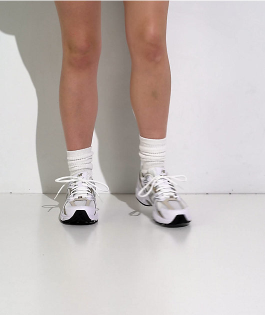 New Balance Lifestyle 530 White & Stoneware Shoes video