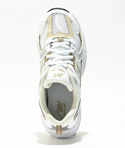 New Balance Lifestyle 530 White & Stoneware Shoes | Zumiez