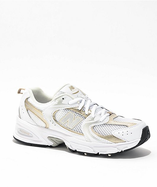 New Balance Lifestyle 530 White & Stoneware Shoes | Zumiez