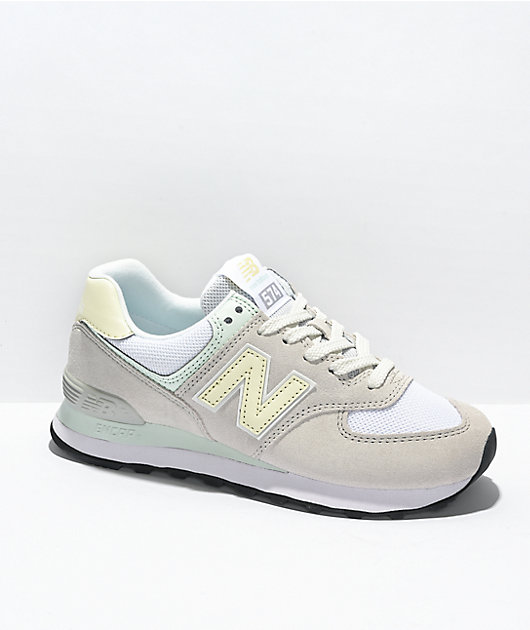 New Balance Lifestyle 574 Cloud, Fog Yellow Shoes