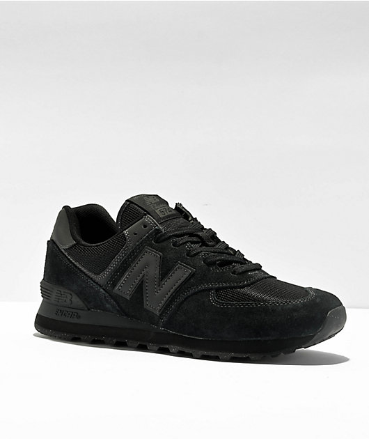 New Balance Lifestyle 574 Core Black Shoes Zumiez