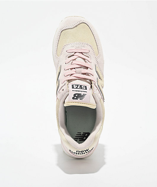 New Balance Lifestyle 574 Pink Granite, Linen & Sea Salt Shoes