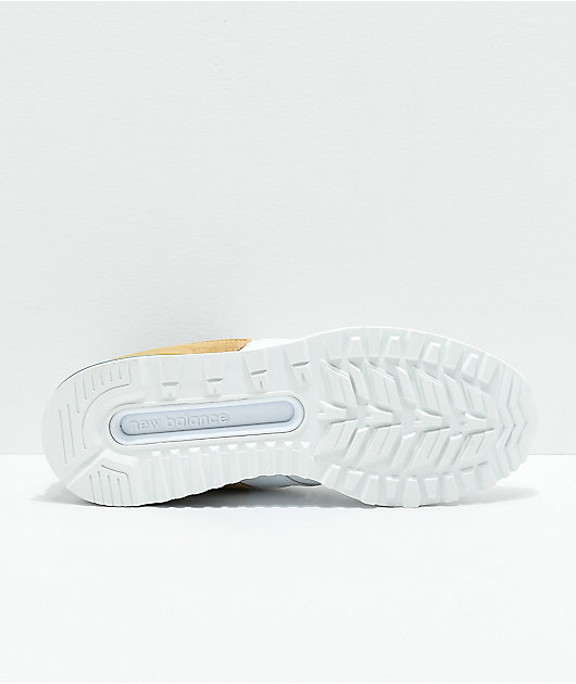 new balance lifestyle 574 sport white & hemp shoes