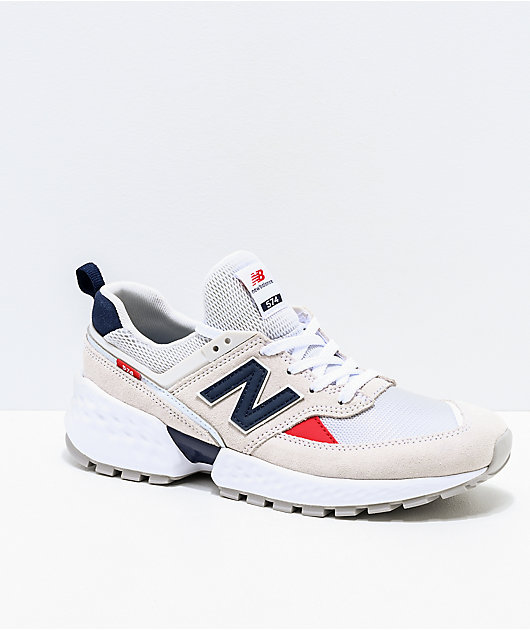 New Balance Lifestyle 574 Sport zapatos Nimbus Cloud y blancos | Zumiez