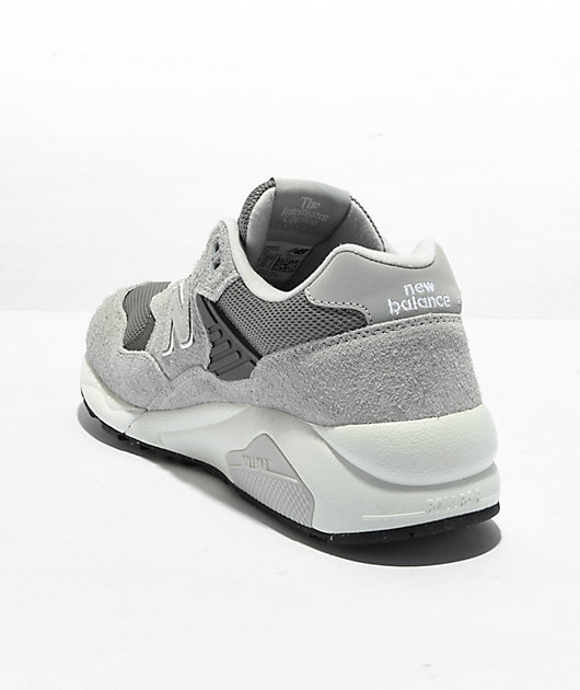 New Balance Lifestyle 580 Grey White Shoes Zumiez