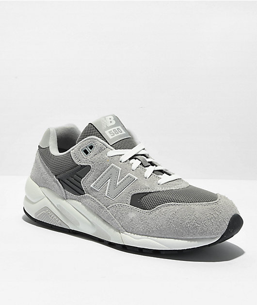 New Balance Lifestyle 580 Grey White Shoes Zumiez