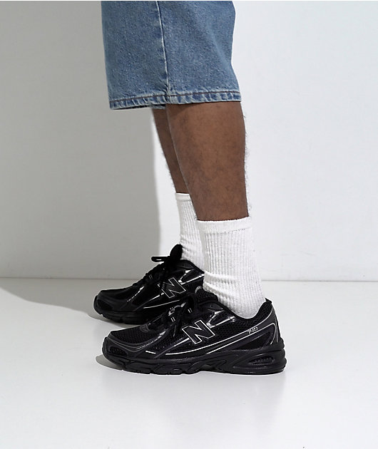 New Balance Lifestyle 740 Black & Silver Shoes video