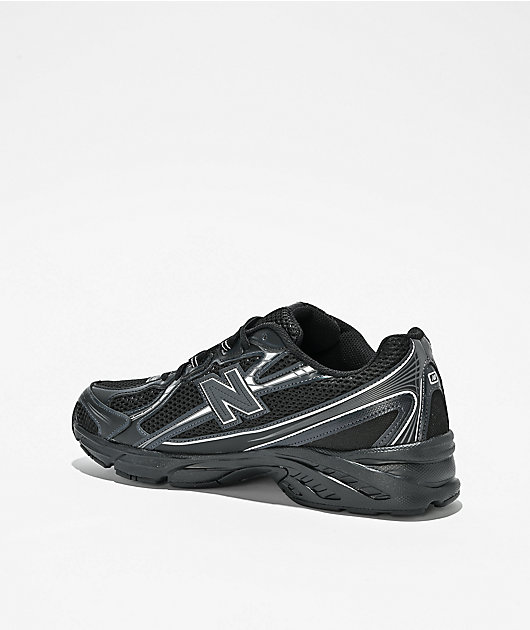 New Balance Lifestyle 740 Black & Silver Shoes