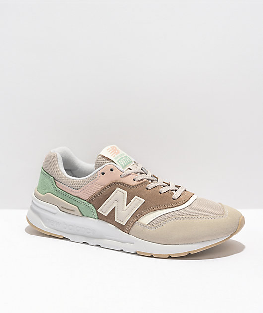 New Balance Lifestyle 997 Tan Pink Shoes