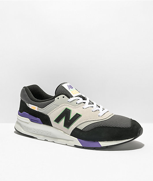 Black and clearance purple new balance