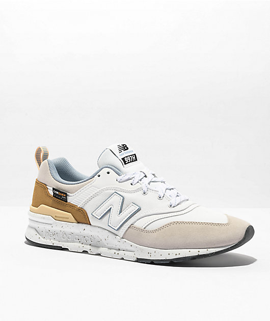 New balance 997h leather white best sale