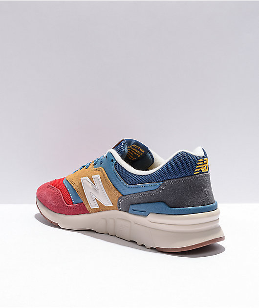 Red and blue hot sale new balance