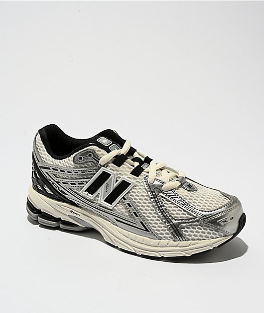 New Balance Lifestyle Kids 1906 Metallic Silver & Black Shoes | Zumiez