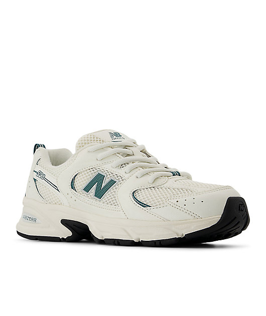 New Balance Lifestyle Kids 530 Sea Salt & New Spruce Shoes | Zumiez