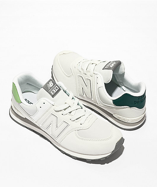 New balance 574 kids white online