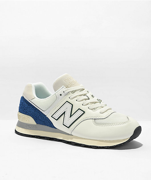 Blue and white new balance on sale