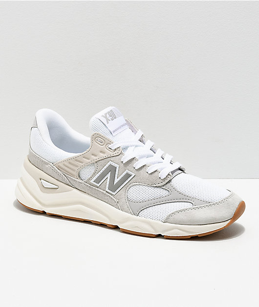 New balance lifestyle x90 reconstructed top nimbus white moon grey shoes