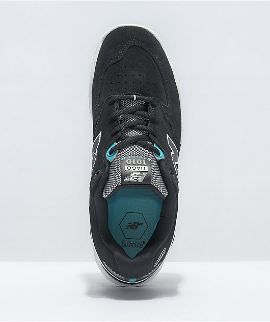New Balance Numeric 1010 Tiago Lemos Black & Turquoise Skate Shoes