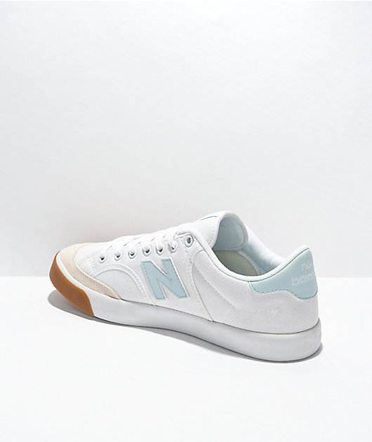 New Balance Numeric 212  zapatos de skate blanco, azul y goma